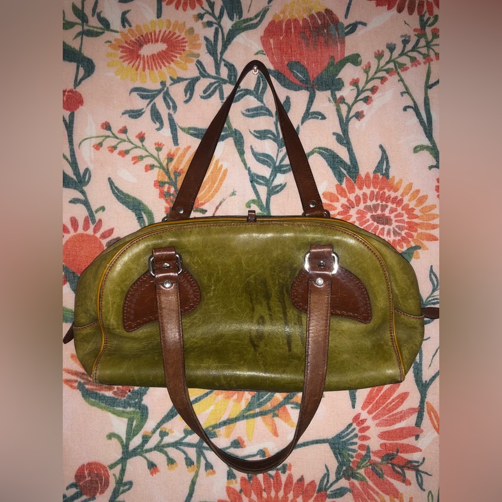 Prada Green Leather Handbag - Picture 3 of 6